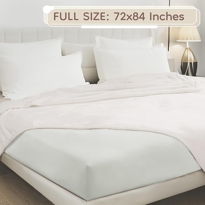 LaffyLo Electric Heated Blanket Full Size 72 x 84, Fast Heating Blanket - Image 8