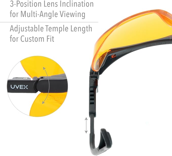 Honeywell Uvex Ademco Skyper Blue Light Blocking Computer Glasses - Image 4