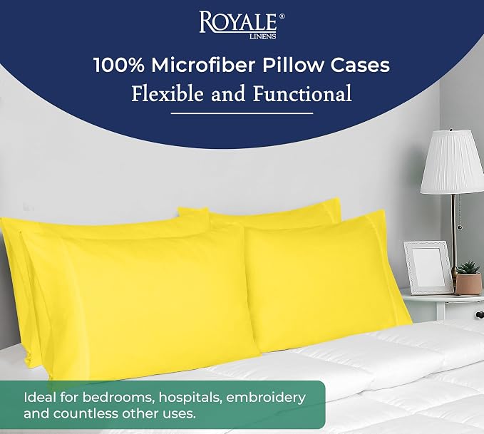Royale Linens King Pillowcase Set of 2 - Image 6