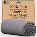 Bambaw 100% Viscose Derived from Bamboo Fitted Sheet Only, Soft Fitted Sheet by Bambaw