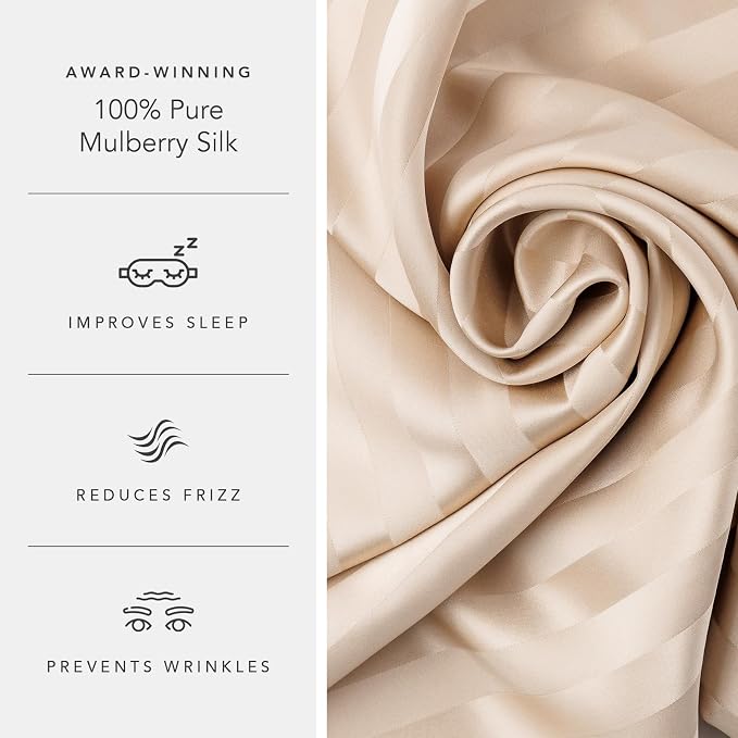 Fishers Finery 30mm 100% Pure Mulberry Silk Pillowcase, Quality Tested - Image 5