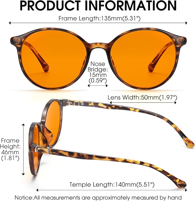 LIKSMU Blue Light Blocking Glasses Computer Gaming TV Phone Sleeping Glasses - Image 4