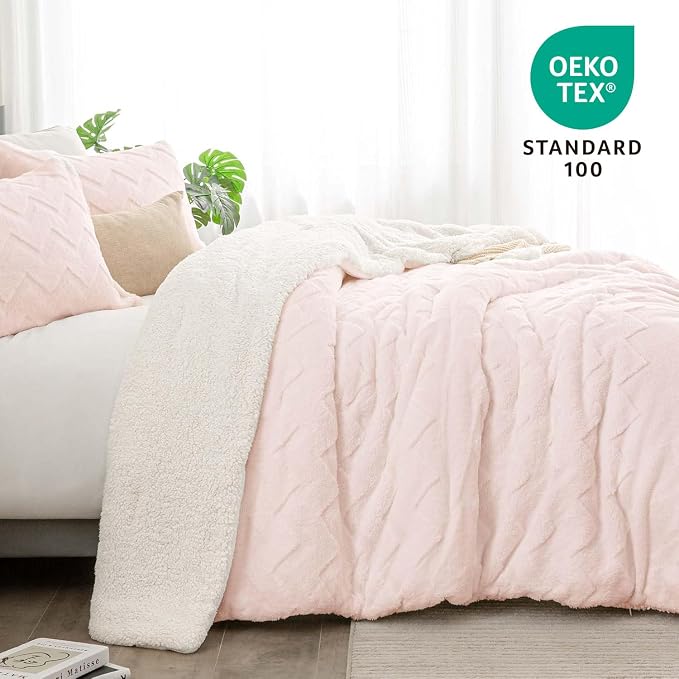 BEDELITE Fluffy King Size Comforter Set - Image 4
