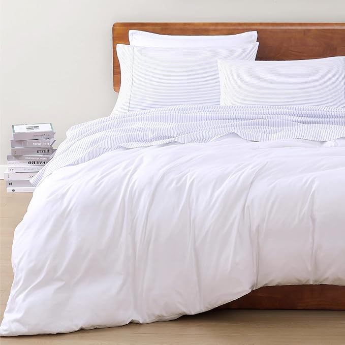 LANE LINEN Eco Friendly 100% Organic Cotton King Bed Sheets Set, Printed Modern - Image 8