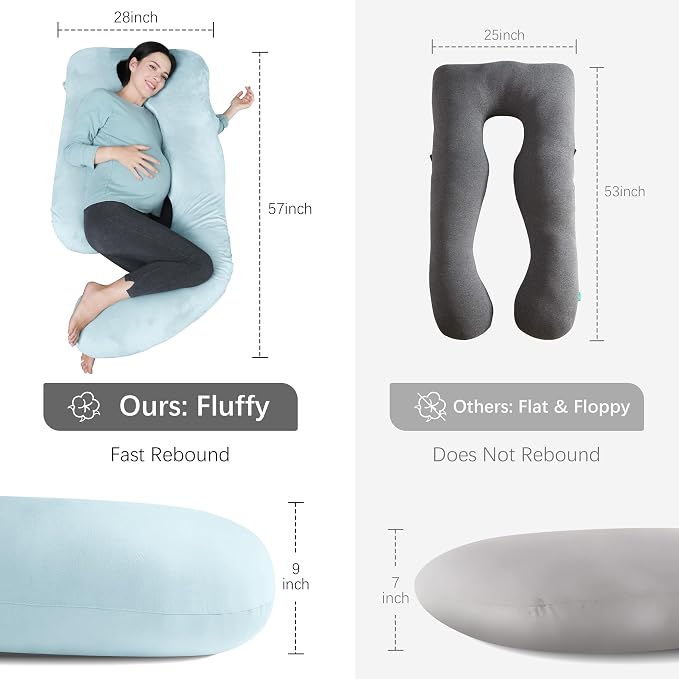 MOON PARK Pregnancy Pillows for Sleeping - Image 7