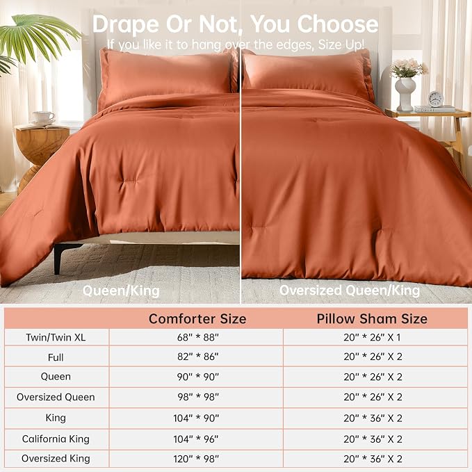 MUXHOMO Full Comforter Sets, All Season Ultra Soft Down Alternative Bedding - Image 8