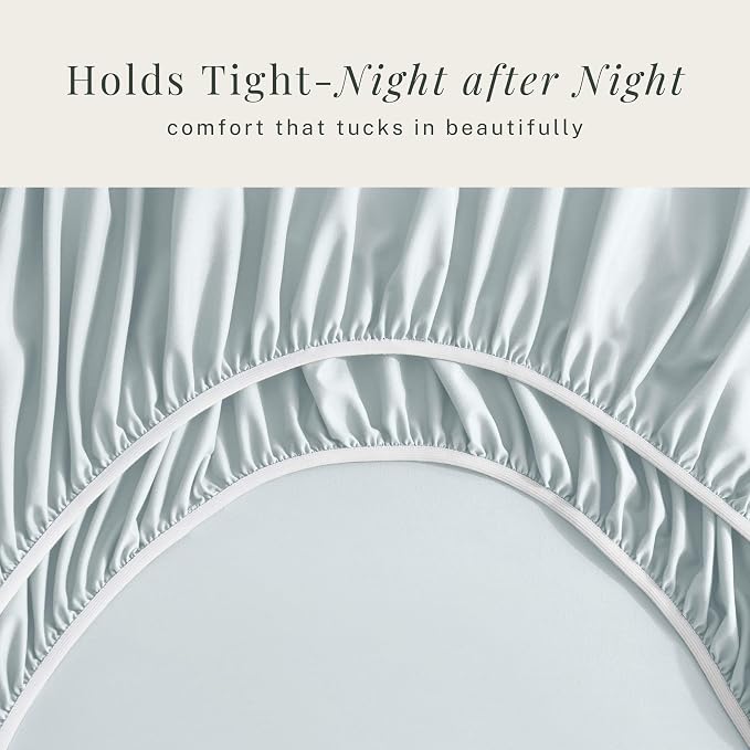 Hearth & Harbor Bed Sheets, Luxury Soft 6 Piece Bed Sheet Set Extra Deep Pocket - Image 4