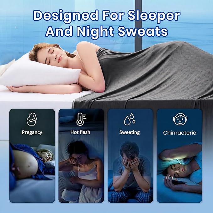 Topcee Cooling Blanket King Size- 90"x108" Summer Cooling Throw Blanket - Image 4