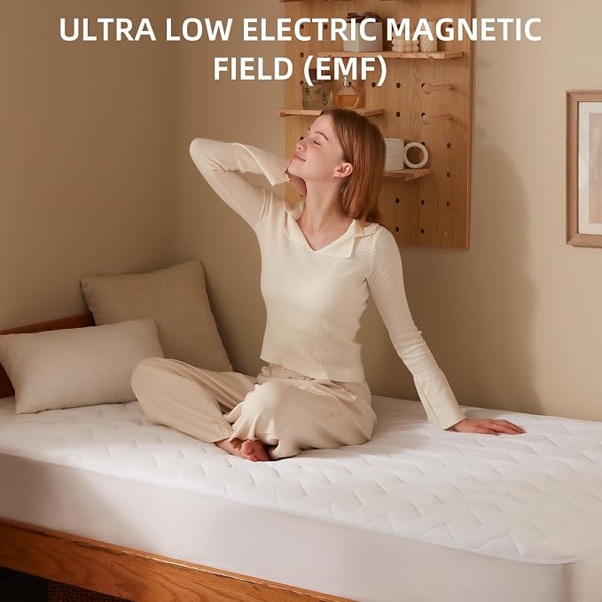 Bwarm Premium Multi-Zone Electric Heated Mattress Pad Twin XL Size, 9 Heat - Image 4