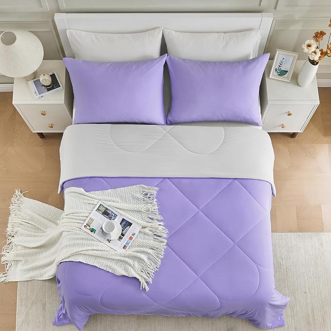 HOMFINE Cooling Comforter King Size, Japanese Double-Sided Cold Tech Fabric - Image 7