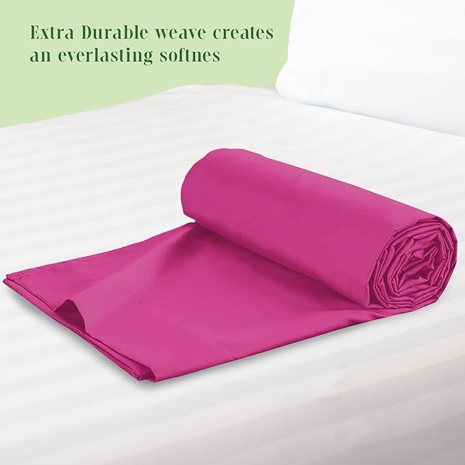 Elegant Comfort Premium Hotel Quality 1-Piece Flat Sheet, Luxury & Softest 1500 - Image 3