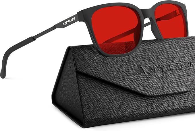 ANYLUV Blue Light Glasses for Men, Lightweight Computer Gaming Glasses by ANYLUV