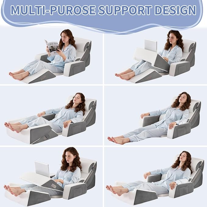 Yojoker 9PCS Orthopedic Bed Wedge Pillow Set - Image 6