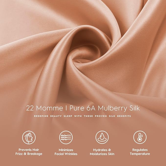 Tafts Silk Pillow Cases - 22mm 100% Pure Mulberry 6A Silk Pillowcase - Image 5