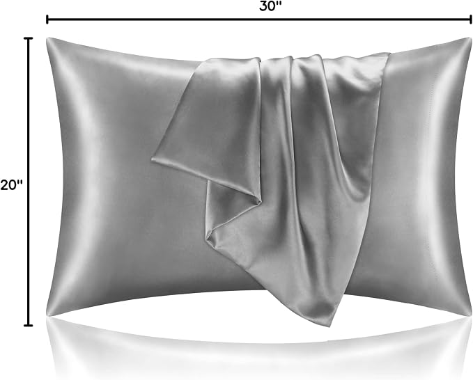 BEDELITE Satin Pillowcase for Hair and Skin, Super Soft and Cooling Similar to - Image 9