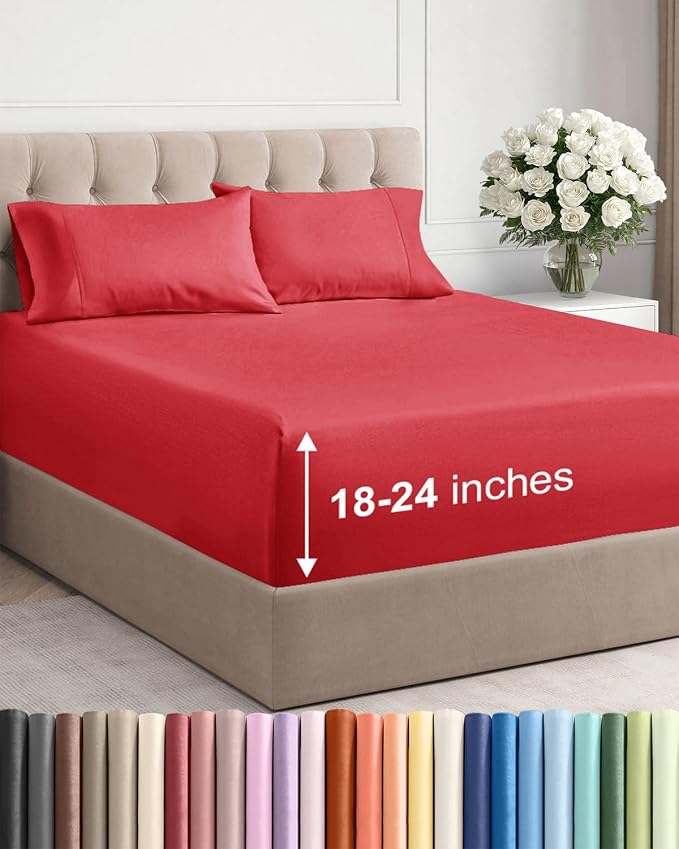 Extra Deep Twin Sheet Set by CGKUnlimited