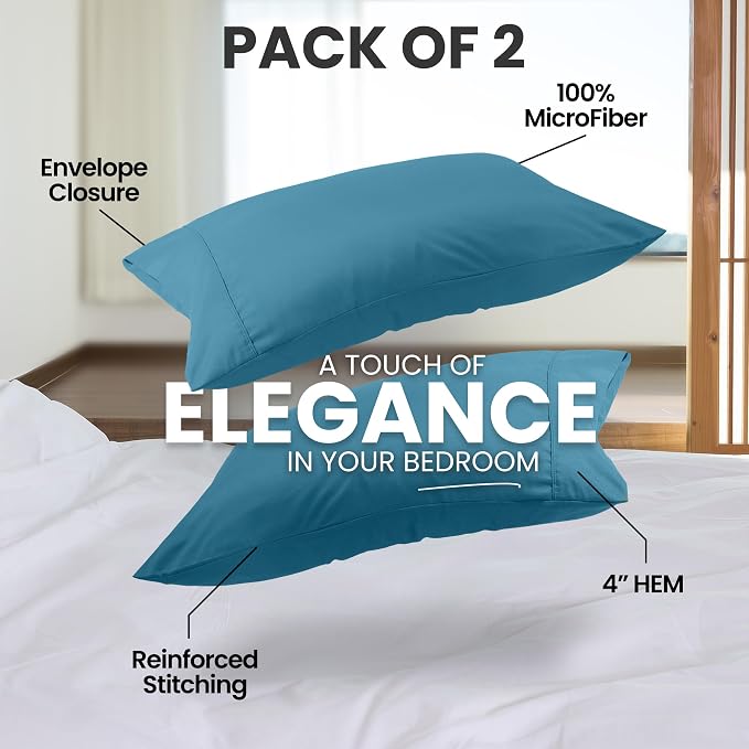 Utopia Bedding Pillow Cases Standard Size 2-Pack – Soft Brushed Microfiber – - Image 5