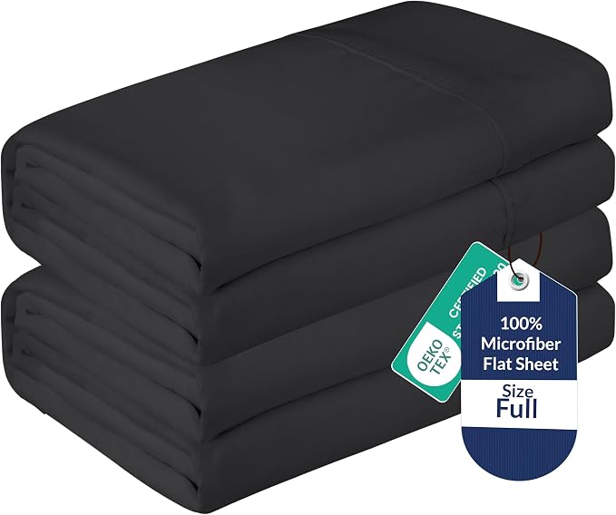 Royale Linens 2 Pack Bulk Flat Sheet Set by ROYALELINENS
