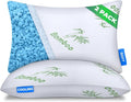 Sleepavo Adjustable Cooling Pillows Queen Size Set of 2 Pack by Sleepavo