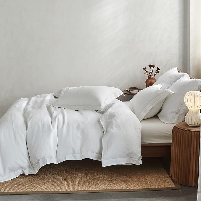Simple&Opulence 100% Washed Linen Duvet Cover - Image 9