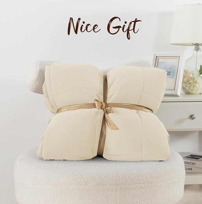 MASVIS Cooling Blankets for Hot Sleepers, Luxury Lightweight Cozy Soft Throw - Image 9