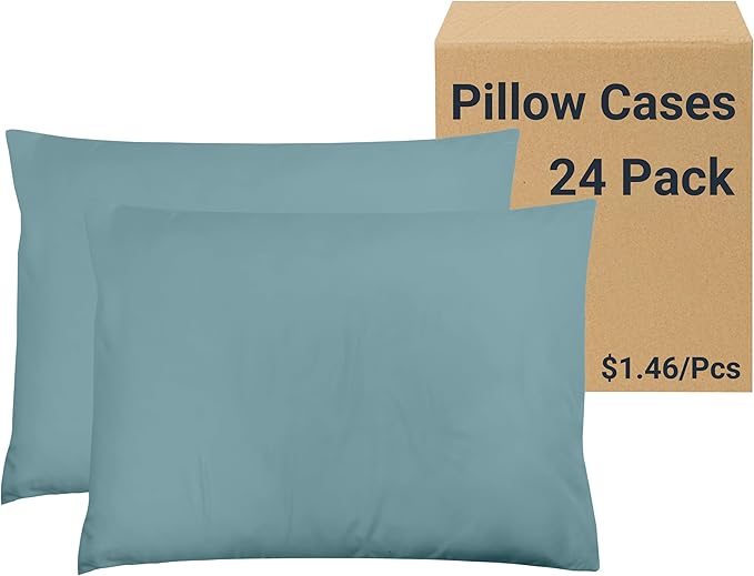 ZPECC Pillow Cases Bulk 24 Pack by ZPECC-ABrandThatHasBeenFocusedOnBabyProductsFor18Years