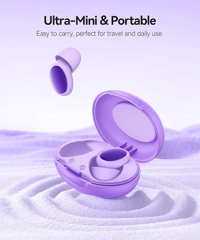 45dB Ear Plugs for Sleeping Noise Cancelling Ear Plugs for Noise Reduction & - Image 6