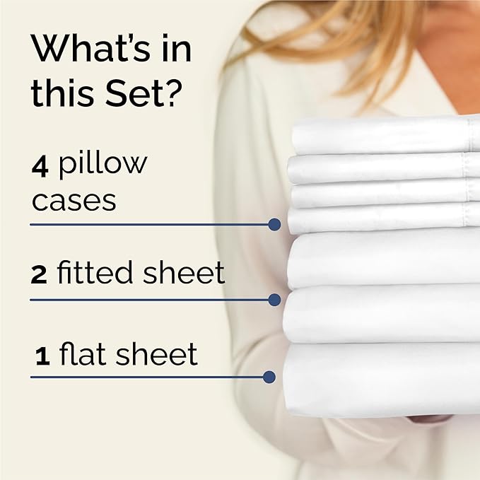 Split King Sheets Set 7 Piece - Image 2