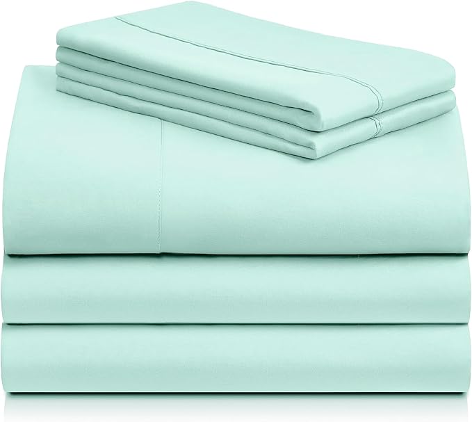 LuxClub 5 PC Sheet Set Bed Sheets Deep Pockets 16" Eco Friendly Wrinkle Free - Image 8