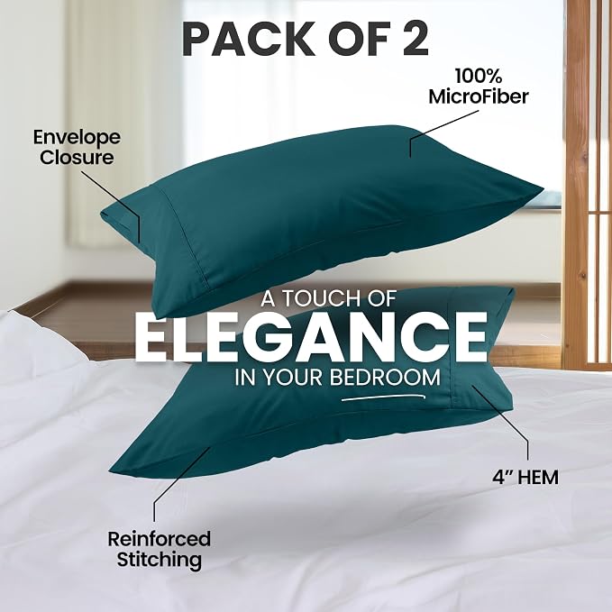 Utopia Bedding Pillow Cases King Size 2-Pack – Soft Brushed Microfiber – - Image 5