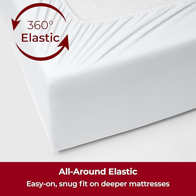 Mellanni Extra Deep Split King Sheets - Image 5