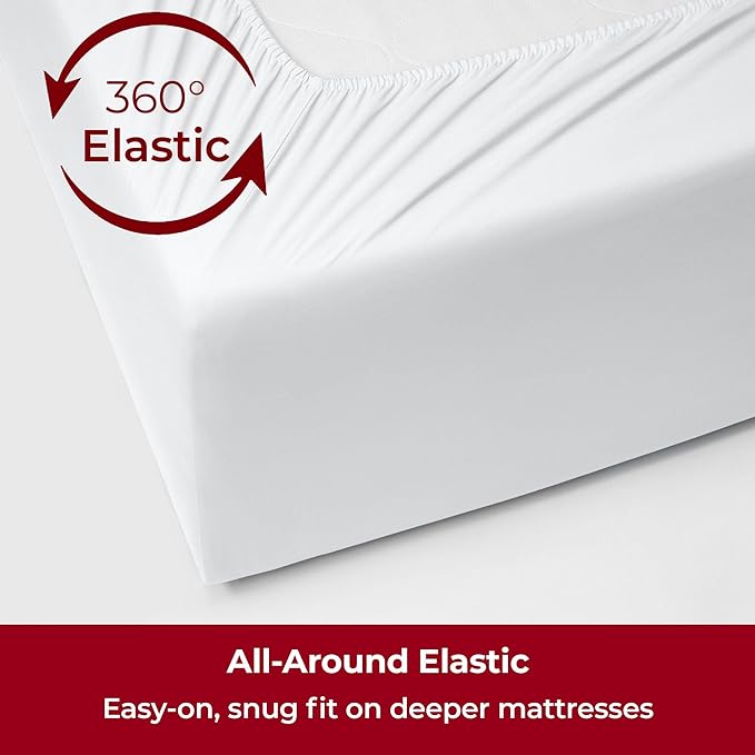 Mellanni Extra Deep Twin Sheets - Image 5