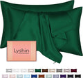 Silk Pillow Cases 2 Pack King Size by LYSHINSILKPILLOWCASES