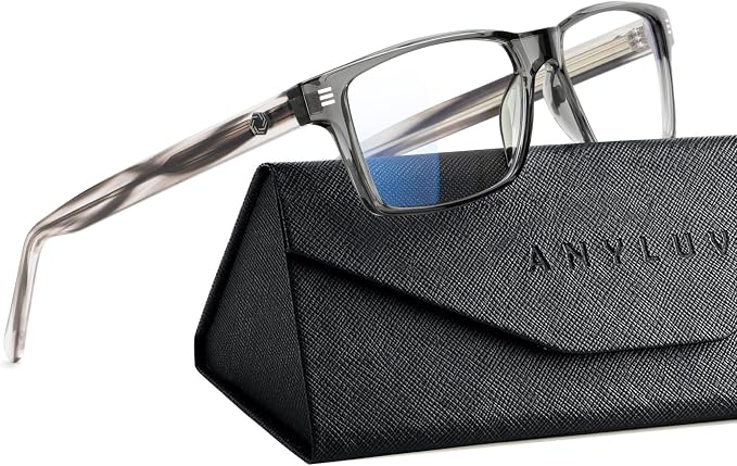 ANYLUV Blue Light Glasses Men Woman, Eye Strain Relief Eye Protection by ANYLUV