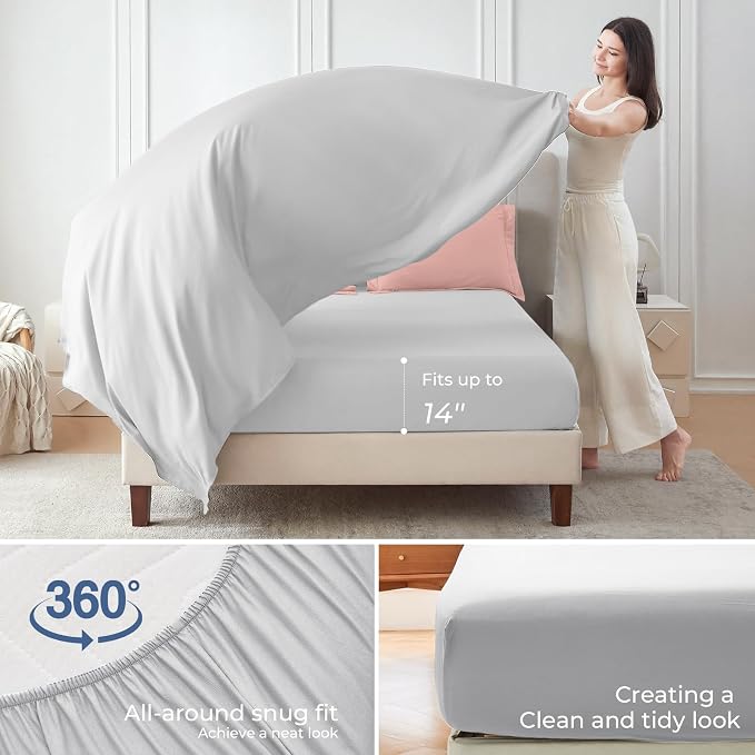 Sasttie Queen Comforter Set, 7 Pieces Reversible Bed in a Bag Queen, Complete - Image 4