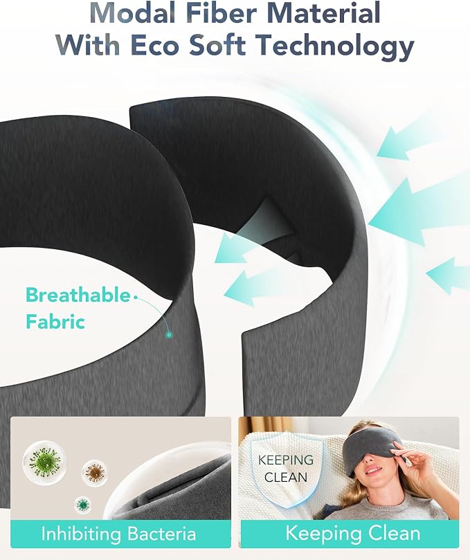 SKG Restore Sleep Mask-100% Sleep Mask Blackout - Image 6