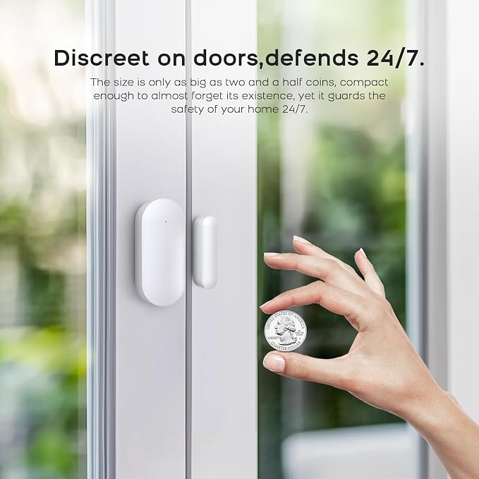Door Alarm Window Sensors, Door Open Alarm Long Battery Life Wireless - Image 6