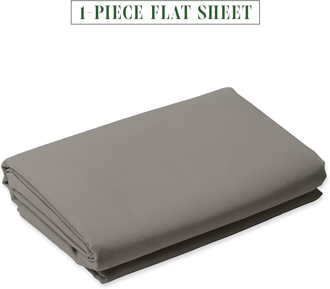 Luxury Flat Sheet on Amazon Elegant Comfort Wrinkle-Free 1500 Premier Hotel - Image 2