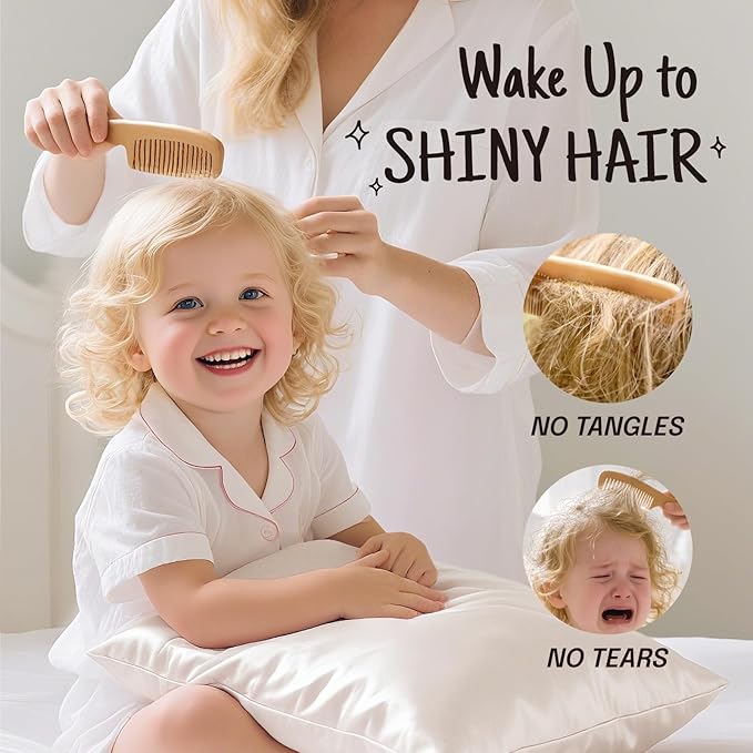 OLESILK 100% Mulberry Silk Toddler Pillowcase - Image 4