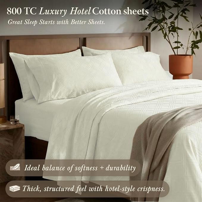 Threadmill Luxury 100% Cotton Full Bed-Sheets - Image 2