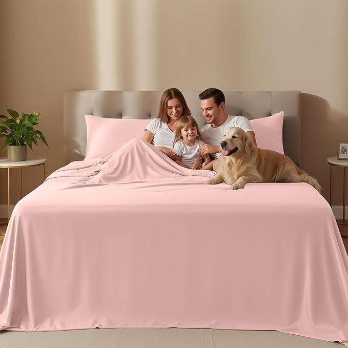 Utopia Bedding Queen Size Sheet Set – 4 Piece Bed Sheets, Soft and Breathable - Image 2