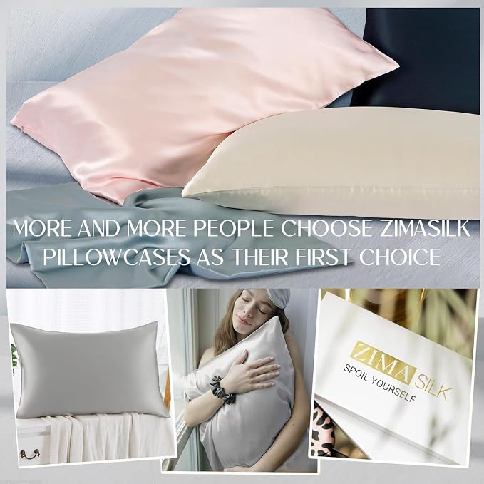 ZIMASILK 100% Pure Mulberry Silk Pillowcase - Image 6