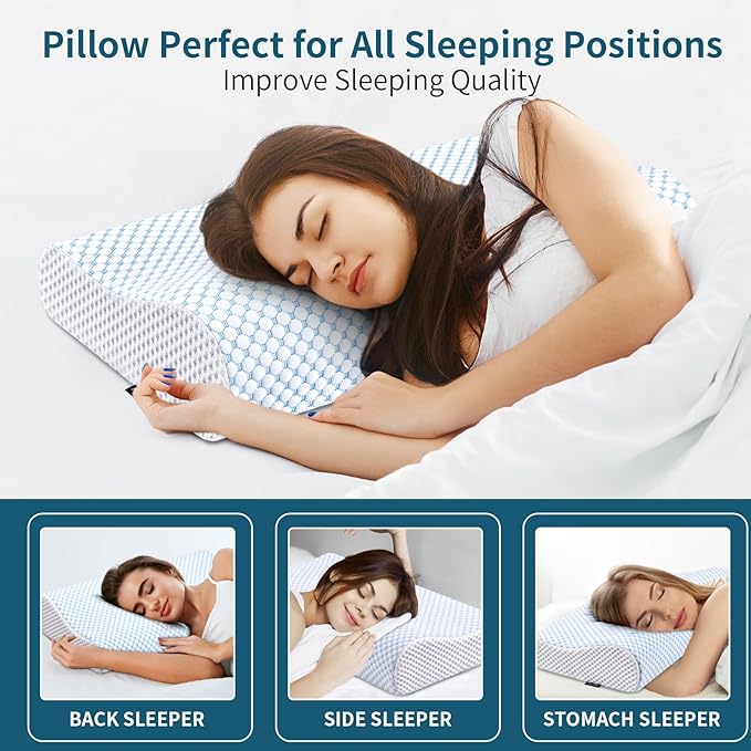 Memory Foam Pillows Neck Pillow - Image 6