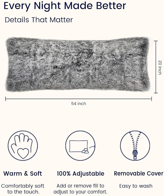 ZonLi Fluffy Body Pillow, Full Body Pillows - Image 5