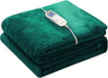 Wapaneus Foot Pocket Heated Blanket Electric Throw by Wapaneus