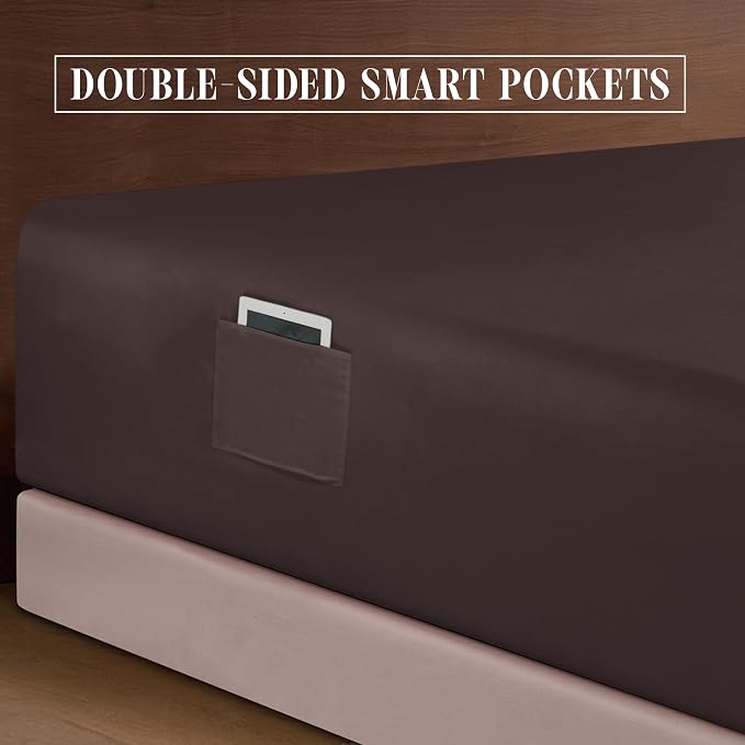 Elegant Comfort Luxurious 1500 Premium Hotel Quality Microfiber 4-Piece Sheet - Image 5