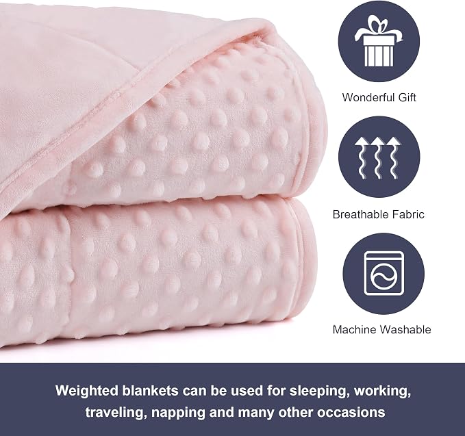 Alomidds Weighted Blanket, Luxury Velvet Weighted Blankets - Image 4
