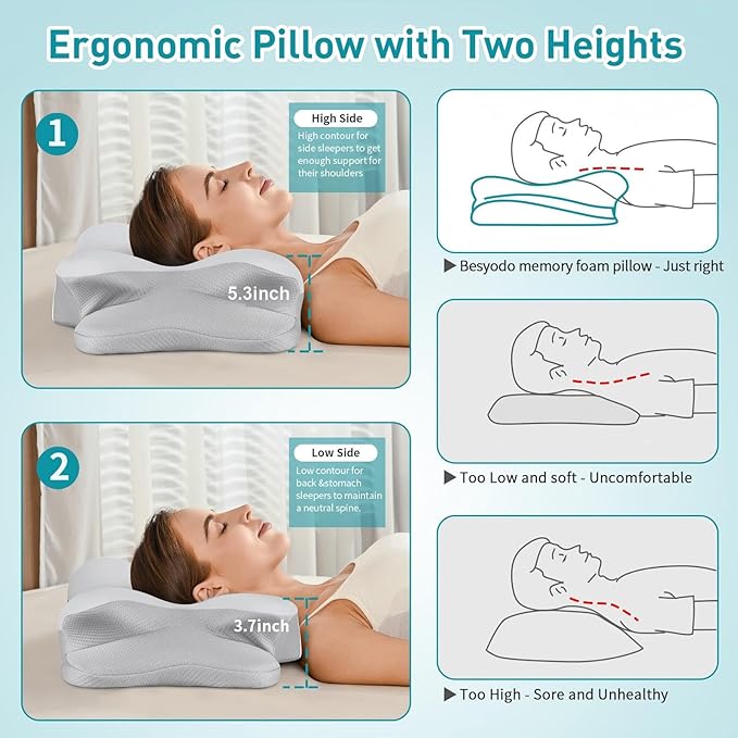 Cervical Neck Pillow for Pain Relief - Image 6