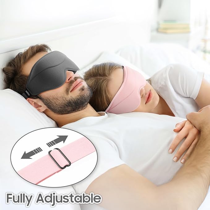 Sleep Mask - Total Blackout 3D Sleeping Mask, Super Lightweight & Silky Soft - Image 5