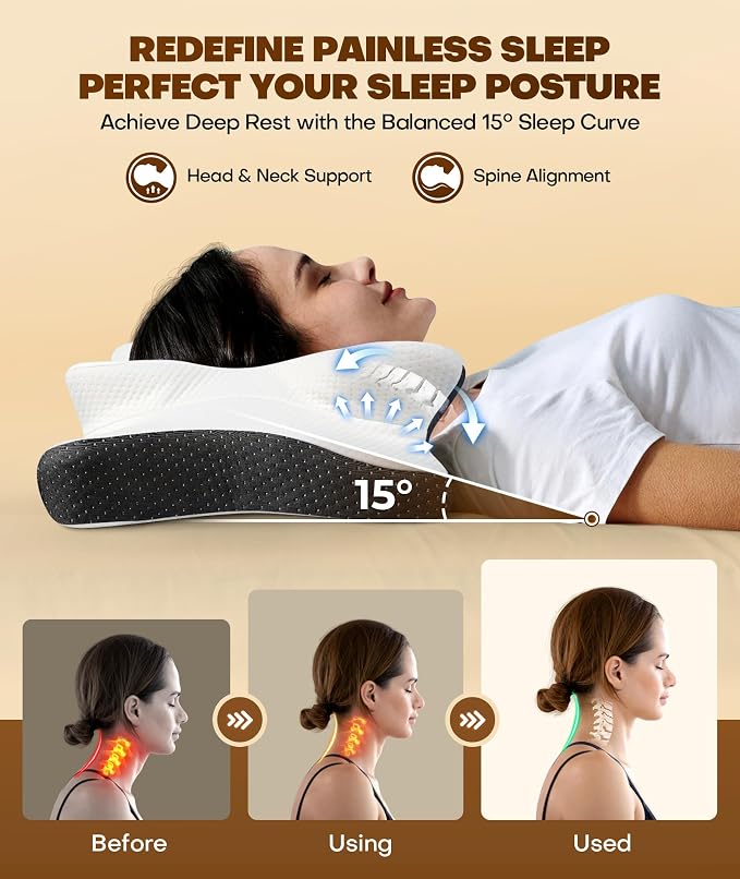 Cozyplayer True Cooling Cervical Neck Pillow - Image 2